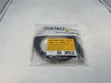 NEW StarTech DISPL2M 6ft Black DisplayPort M/M Cable with Latches-  picture