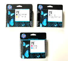 3 x Printhead HP Designjet T610 T770 T1300 T2300 / No 72 C9384A C9383A C9380A picture