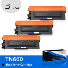 3PK TN660 TN630 Toner Cartridge for Brother MFC-L2705DW HL-L2300D DCP-L2520DW picture