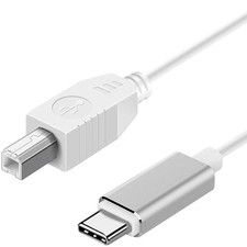 Cable adaptador USB-C / tipo C a USB-B de 3.3 pies para computadora portátil picture