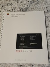 Apple II System Disk User Guide 128K IIe, IIc and IIc Plus Copyright 1988 picture