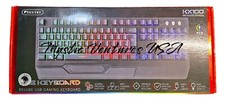 Sentry Pro Gaming RGB Light-up Keyboard HI-SPEED Wired USB Multi Color LEDS picture