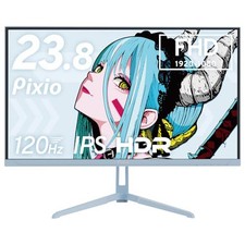 Pixio PX246 Wave Gaming Monitor 23.8 inch FHD 120Hz IPS Pastel Blue PX246WAVEB picture