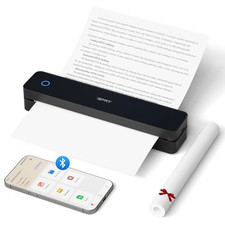 iDPRT Portable Thermal Printer, MT610 Pro Wireless for Travel, 300 DPI Black picture
