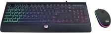 Adesso 104-Key EasyTouch Gaming Illuminated USB Keyboard Mouse Combo AKB-137CB picture