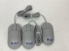 Sun Microsystems Crossbow 370-3632-01 Type 6 USB 3-Button Mouse Lot (3) New NOS picture