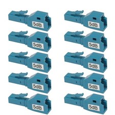 10x 5dB LC Fiber Optic Attenuator Plug-In Connector Single Mode Fixed Optical picture