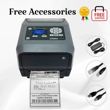 VERY GOOD Zebra ZD620 Thermal Transfer Label Printer LCD USB Wi-Fi LAN BT picture