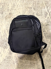 SWISSGEAR ScanSmart Black Nylon Laptop Backpack Padded Fits 15 in Laptop picture