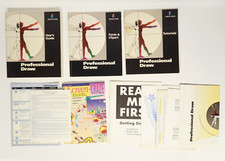 Professional Draw Gold Disk PC Vintage Computer Program Software 3.5