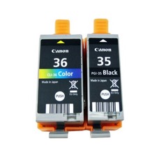 Genuine Canon PGI-35 Black & 36 Color Ink Cartridges PIXMA mini260 TR150 iP100 picture