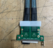 Supermicro Int-Ext MiniSAS 2 Ports Low Profile Cascading 59cm Cable CBL-0168L-LP picture
