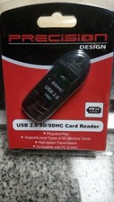 Precision Design USB 2.0 SD/SDHC Card Reader, New, . picture