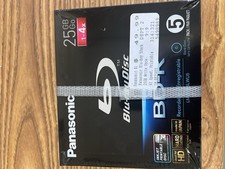 Panasonic BD-R Blu-Ray Disc 5 Pack BD-R 25 GB 4x Speed - New In Package picture