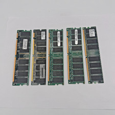 Lot of 5 RAM Sticks 3x256 MB 1x128MB & 1x512 MB RAM Memory Modules picture