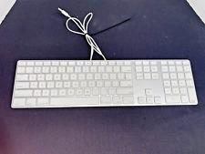 Genuine Apple A1243 Wired USB Keyboard w/Keypad for iMac, Mac Mini, Mac Pro B3 picture