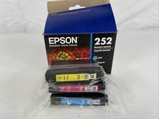 NEW EPSON  COLORS  Ink Cartridges C Y M - Never opened. picture