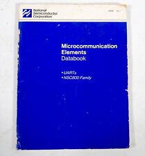 Vintage National Semiconductor Microcommunication Elements Databook ST533B03 picture