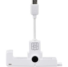 Identiv uTrust SmartFold SCR3500 B Type B USB Smart Card Reader picture