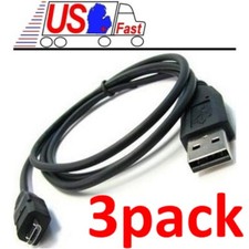 Lot3x/pack 3ft USB Micro 5pin Digital Camera/Phone/Charger/Sync/Data Cable/Cord picture