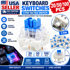 20/50/100PCS 3 Pin Tactile Keyboard Switch Replacement Push Button picture