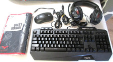 Havit Multi Function Backlit Keyboard HV-KB392L With Mouse/Headphones/Mouse Pad picture