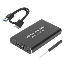 Dual-Size 30/50mm USB 3.0 mSATA SSD Case W/USB UASP Function 6Gbps Transfer picture