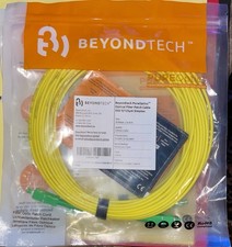 BeyondTech SC/APC to SC/APC Fiber Optic Patch Cable SingleMode 3mm LSZH 10meters picture
