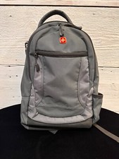 Wenger Laptop Backpack Genuine Swiss Army Gray Scan Smart TSA Approved picture