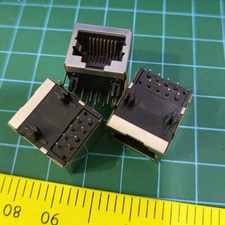 10pcs CAT5/5e/6 Computer LAN 8P8C RJ45 PCB Jack Female Connectors picture