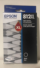 Epson T812XL120-S 812XL High-Capacity Ink Cartridge Black Dated 2026 picture