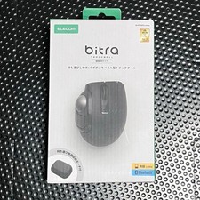 ELECOM bitra Trackball Mouse Quiet Thumb Bluetooth 2.4GHz M-MT1MRSABK Black NEW picture