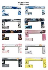 4 piece Custom Keycap Set Spacebar Key cap OEM Profile PubG Anime Cherry MX picture