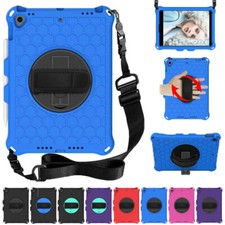 Fr iPad 5/6/7/8/9th Gen Mini Air 4 5 Pro 11 Kids Shockproof Rotating Case Cover- picture