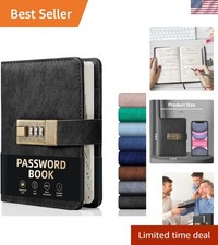 Password Book with Lock, Password Book with Alphabetical Tabs 600+ Password S... picture