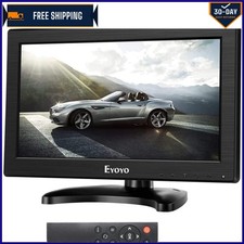 Sleek 12-Inch Monitor with HDMI, VGA and USB Playback – Perfect for Small Spaces picture