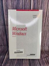 Vintage COMPAQ Microsoft Windows 3.1 User Guide Sealed picture