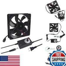 DORHEA 120mm x 25mm AC Cooling Fan Speed Controller for DVR PlayStation Xbox picture