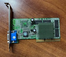 PINE AGP Vintage Video Card Nvidia Riva TNT2 M64 32MB VARM649PS (3DMark TESTED) picture