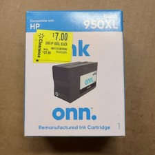 ONN HP 950XL BLACK Ink Cartridge HP Officejet Pro 8600 8610 8620 re-manufactured picture