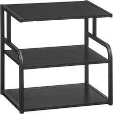 Printer Stand, 3-Tier Desktop Printer Table, Under Desk Printer Storage Office picture
