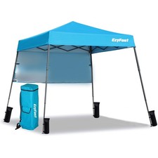 Ultra Compact Backpack Canopy, Pop Up Shelter, Portable Sports Blue picture