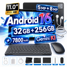 2026 New Android 16 Tablet 11 inch IPS 32GB RAM 256GB 7800mah Octa-Core NETFLIX picture