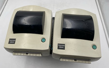 LOT OF 2 Zebra UPS LP2844 Direct Thermal Label Printer USB Serial Parallel picture