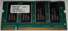 Hynix 256MB SO-DIMM 266MHz CL2.5 DDR Laptop Memory PC2100S-25330 HYMD232M6466-H picture