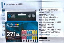 E-Z Ink Compatible Canon CLI-271XL CLI271XL 271 Ink Cartridges, 9 Pack 271xl Ink picture