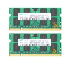 Samsung 2X 4GB 2RX8 PC2-5300 DDR2-800MHz Non-Ecc Memory RAM SODIMM Laptop picture