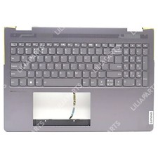 For Lenovo YOGA 7 16IRL8 Upper Case Palmrest Keyboard Top Case Cover 5CB1L31865 picture