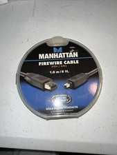 Manhattan FireWire Cable 6-Pin/ 4-Pin 1.8m/6ft. With Gold Plated Contacts picture
