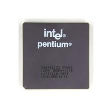 Intel Pentium 133MHz CPU Intel Pentium 133MHz CPU Socket 5 & 7 A80502133 SY022 picture